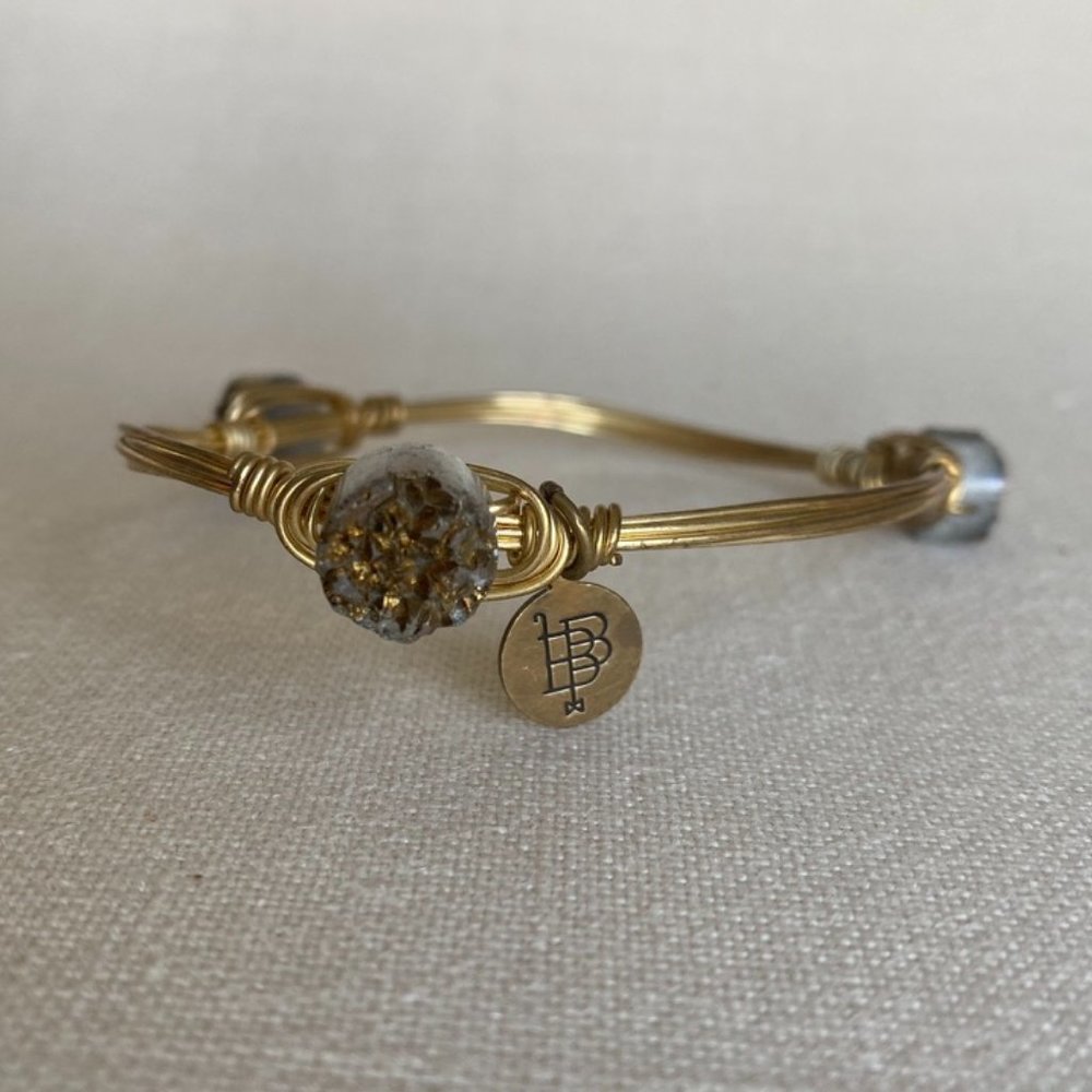 Bourbon & Bowties Druzy Stone Bangle